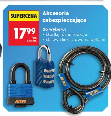 Kłódki Niteo promocja w Biedronka