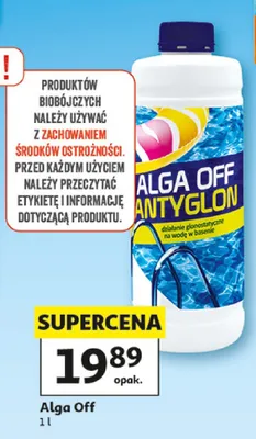 Środek glonobójczy Alga Off Antyglon promocja w Auchan