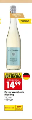 Wino Peter Weinbach Riesling promocja w Biedronka