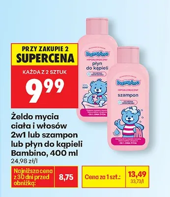 Płyn do kąpieli promocja w Biedronka