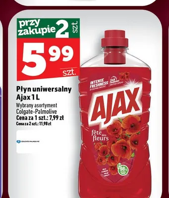 Płyn uniwersalny Ajax promocja w TOPAZ