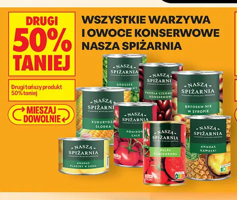Brzoskwinie w syropie Nasza Spiżarnia promocja w Biedronka