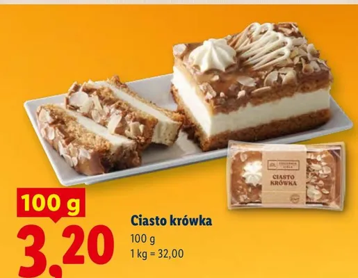 Ciasto krówka promocja w Lidl