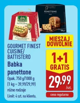 Babka panettone Battistero promocja w Aldi