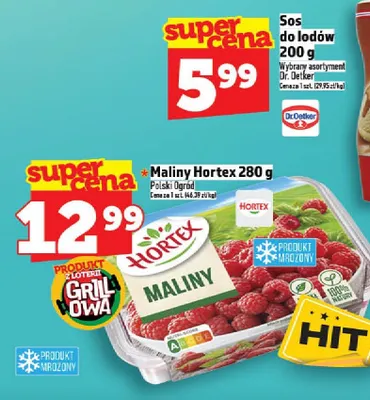 Maliny Hortex Polski Ogród promocja w TOPAZ