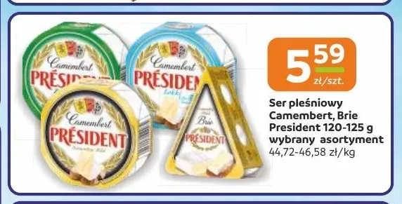 Ser pleśniowy Camembert President promocja w Gama