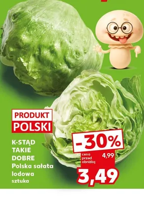 Sałata lodowa promocja w Kaufland