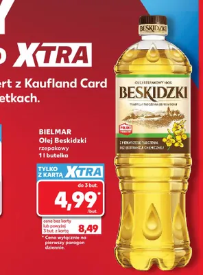 Olej rzepakowy Beskidzki Bielmar promocja w Kaufland