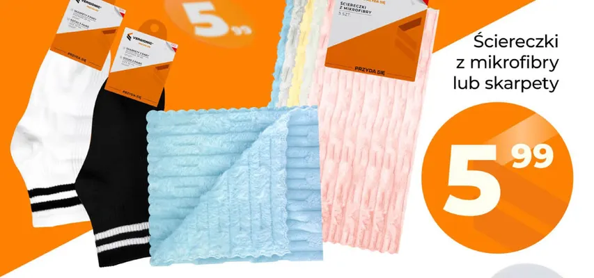 Ściereczki z mikrofibry Vergionic promocja w POLOmarket