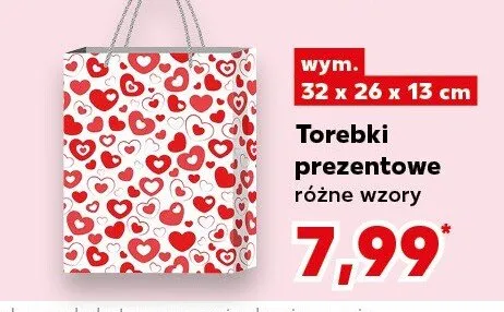 Torebki prezentowe różne wzory promocja w Kaufland