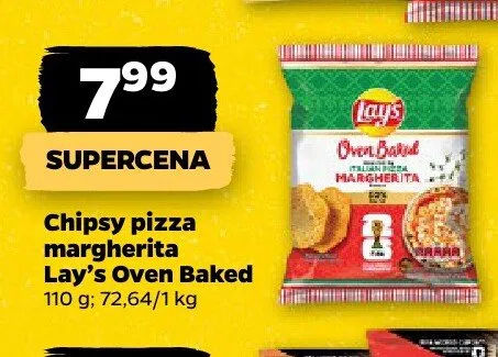 Chipsy Lay's Oven Baked Pizza Margherita promocja w Netto
