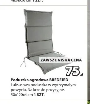 Poduszka ogrodowa BREDFJED 50x120x4cm promocja w Jysk