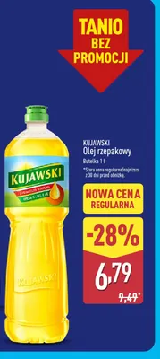 Olej rzepakowy Kujawski promocja w Aldi