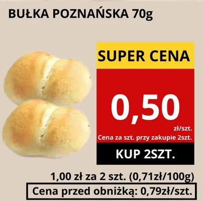 Bułka poznańska promocja w Supeco