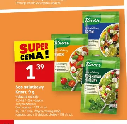 Sos sałatkowy grecki Knorr promocja w Twój Market