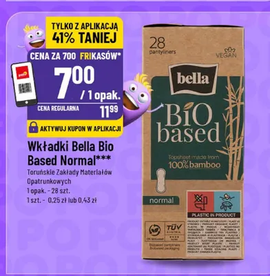 Wkładki Bio Based Normal promocja w POLOmarket