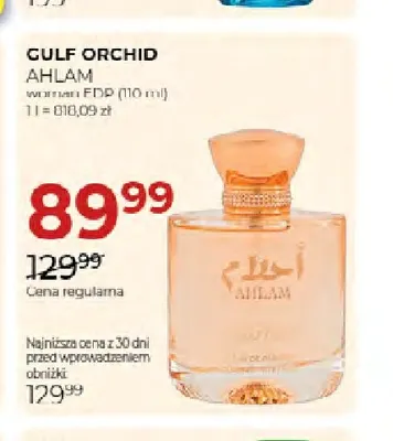 Woda perfumowana Gulf Orchid Ahlam promocja w Drogerie Jawa