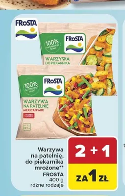 Warzywa na patelnię Mexican Mix mrożone Frosta promocja w Carrefour Market