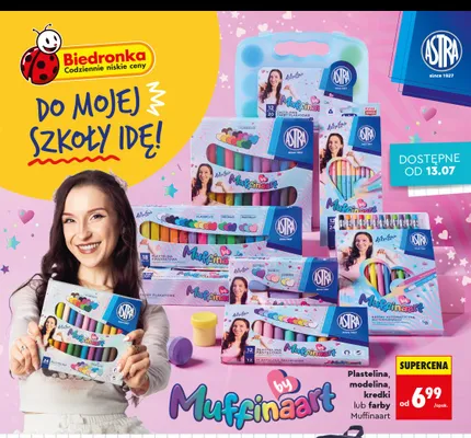 Kredki Astra Muffinaart promocja w Biedronka