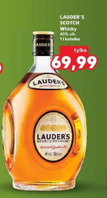 Whisky Lauder's Scotch promocja w Kaufland