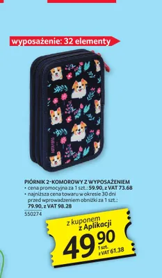 Piórnik 2-komorowy z wyposażeniem Astrabag promocja w Selgros