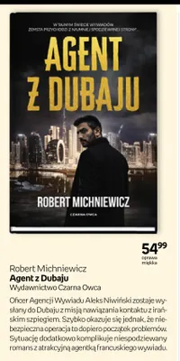 Książka Robert Michniewicz Agent z Dubaju promocja w Empik