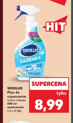 Płyn do czyszczenia Sidolux promocja w Kaufland
