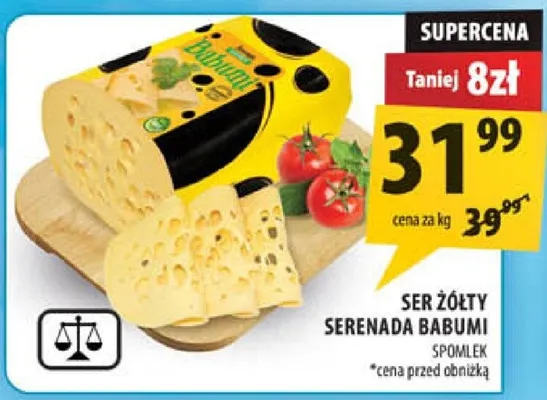 Ser żółty serenada babuni promocja w Arhelan