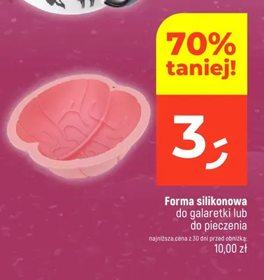 Forma silikonowa do galaretki lub do pieczenia promocja w Dealz