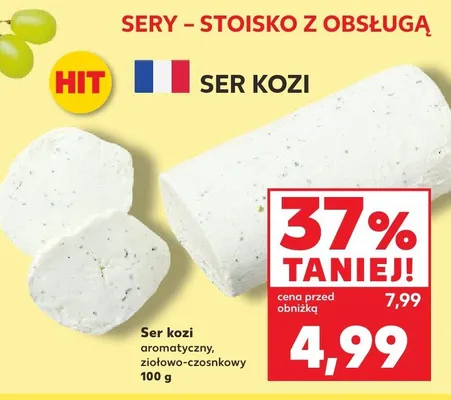 Ser kozi aromatyczny, ziołowo-czosnkowy promocja w Kaufland