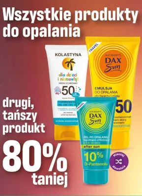 Produkty do opalania promocja w Dino