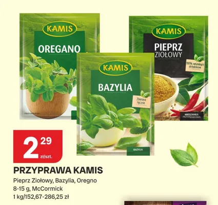 Przyprawa Kamis Bazylia promocja w Chorten