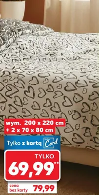 Pościel dwustronna 200x220 + 2x 70x80 cm promocja w Kaufland