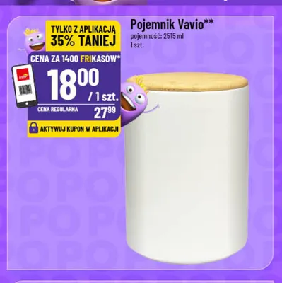 Pojemnik Vavio 2515 ml promocja w POLOmarket