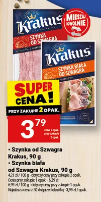 Szynka od Szwagra Krakus promocja w Twój Market