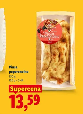 Pinsa peperoncino Tuscanya Bakery promocja w Lidl