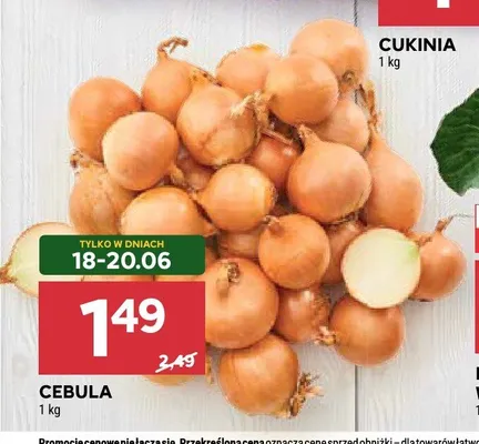 Cebula promocja w Stokrotka