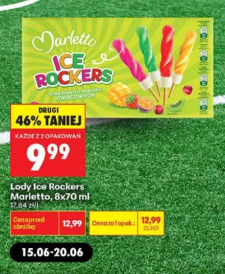 Lody Ice Rockers Marletto 8-pak promocja w Biedronka
