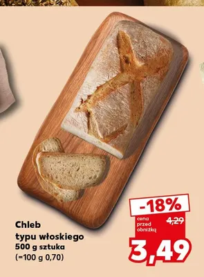 Chleb typu włoskiego promocja w Kaufland