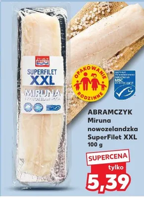 Miruna nowozelandzka SuperFilet XXL promocja w Kaufland