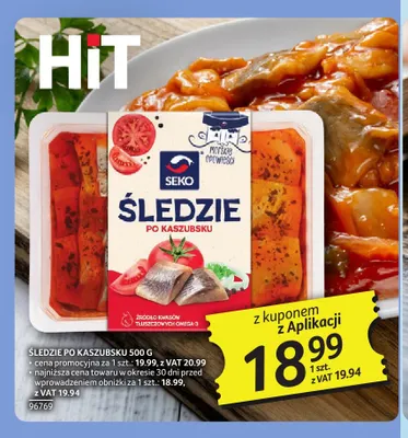 Śledzie po kaszubsku Seko promocja w Selgros