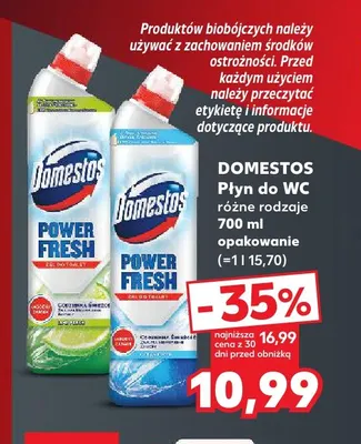 Płyn do WC Domestos promocja w Kaufland