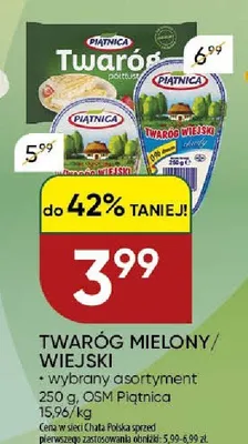 Twaróg wiejski OSM Piątnica wybrany asortyment promocja w Chata Polska