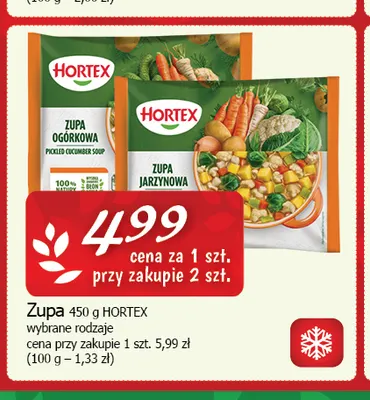 Zupa ogórkowa Hortex promocja w CEZAR Delikatesy