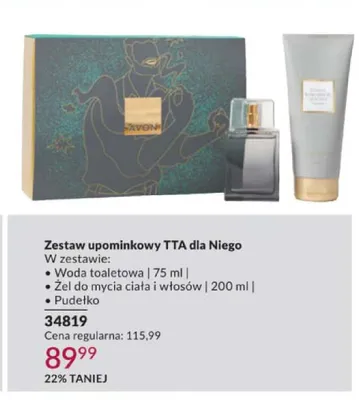 Zestaw upominkowy AVON TTA dla Niego promocja w AVON