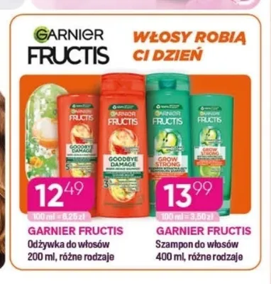 Odżywka do włosów Garnier Fructis promocja w Drogerie Koliber