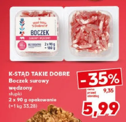 Boczek surowy wędzony blach promocja w Kaufland