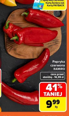 Papryka czerwona Ramiro promocja w Carrefour