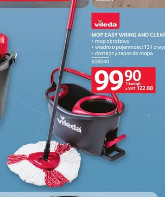 Mop Easy Wring and Clean Turbo Vileda promocja w Selgros