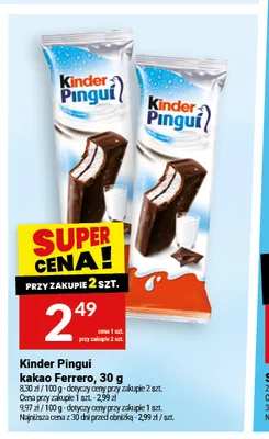 Kinder Pingui kakao promocja w Twój Market